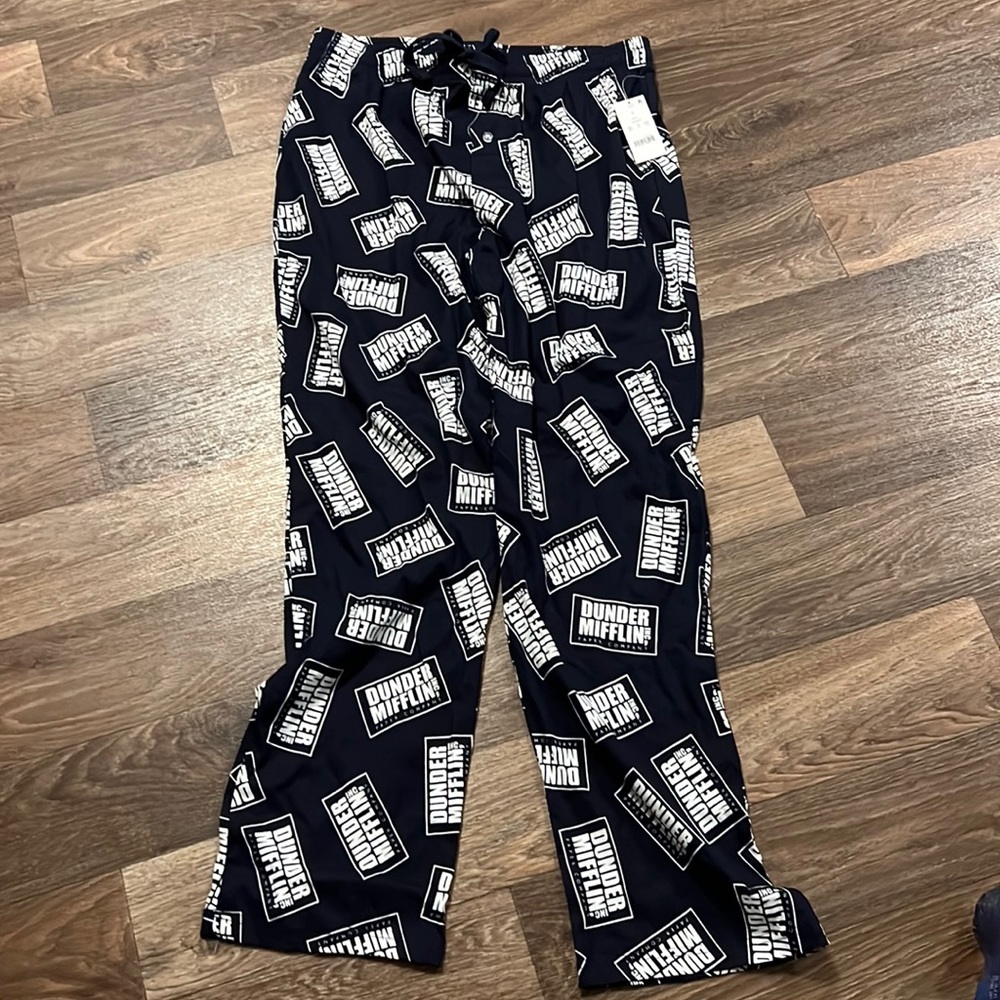 Dunder Mifflin Lounge pants pajamas from the office